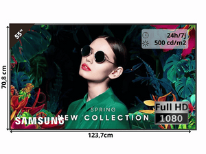Samsung QM55C - Affichage dynamique
