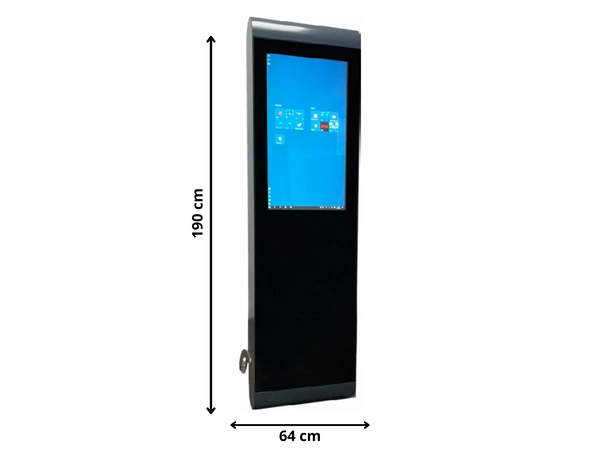 Borne 43" interactive tactile outdoor