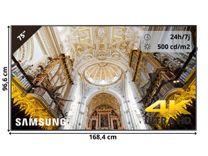 Samsung QM75B -  Affichage dynamique