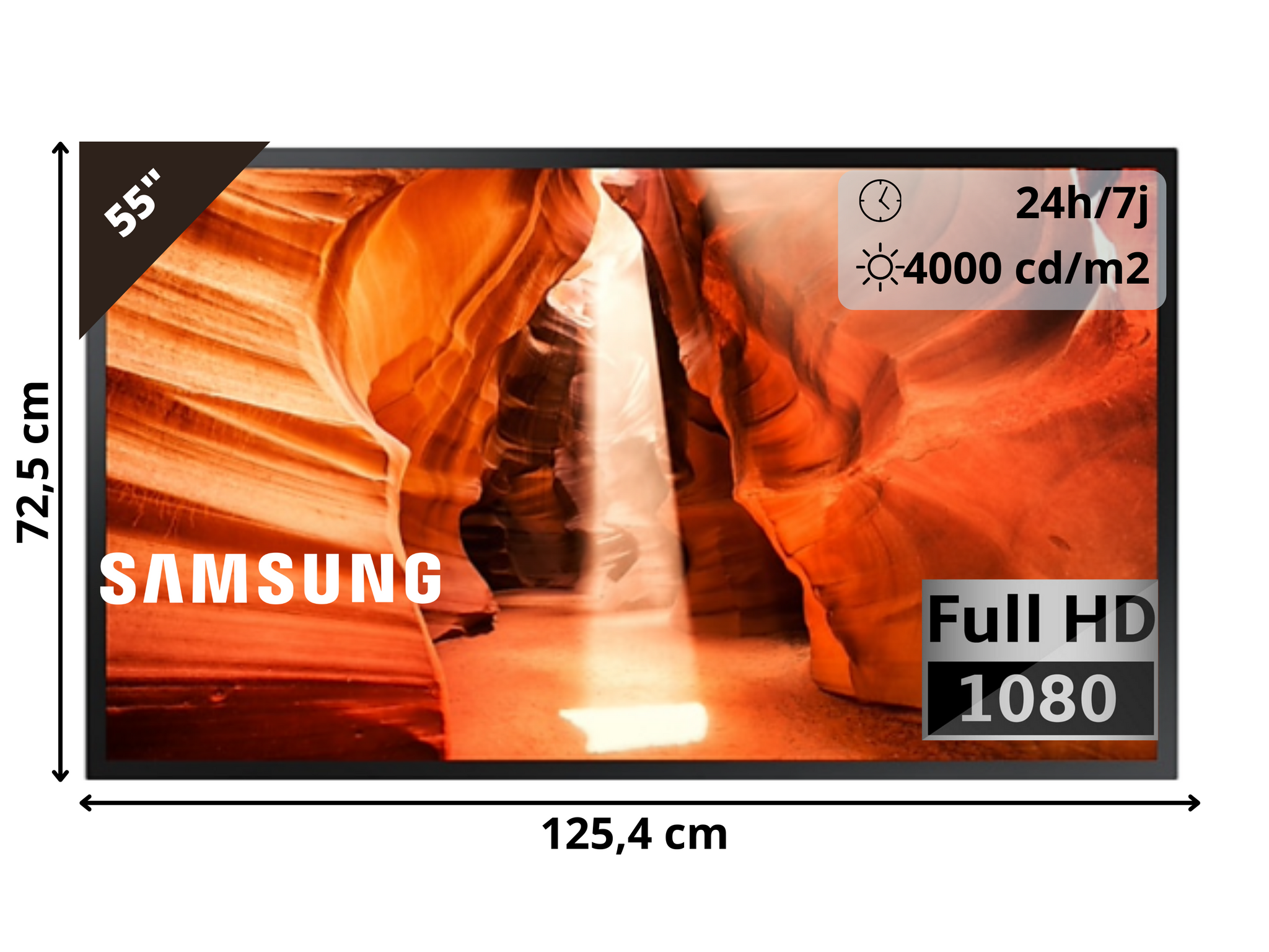Samsung OM55N - Affichage dynamique
