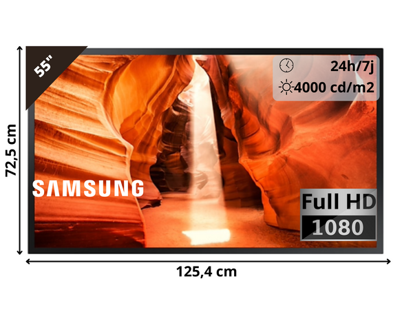 Samsung OM55B - Affichage dynamique