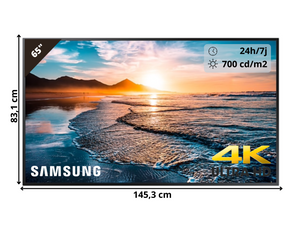 Samsung QH65B - Écran professionnel - Affichage dynamique