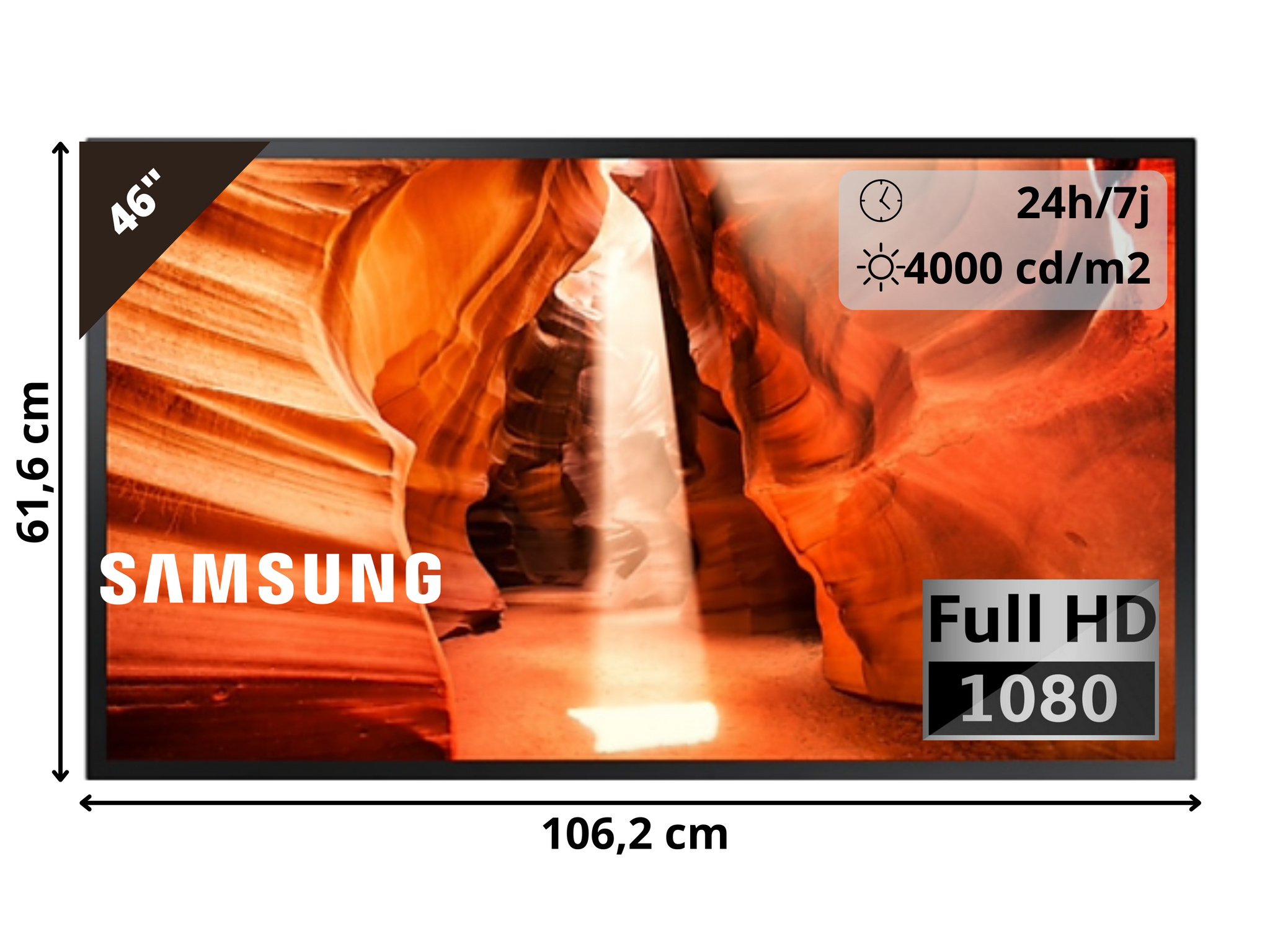 Samsung OM46B - Affichage dynamique