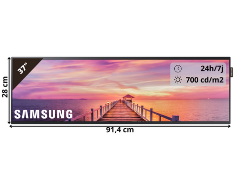 Samsung SH37R-B XLARGE - Écran Professionnel - Affichage dynamique